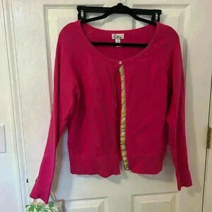 Lilly pulitzer cardigan size large